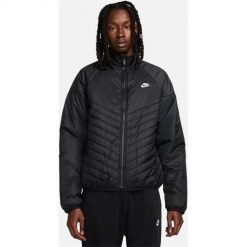 Kurtka uniwersalna męska Nike Midweight Puffer. Czarne kurtki męskie Nike, m, bez wzorów, z syntetyku, casualowe, bez kaptura. Za 926.00 zł.