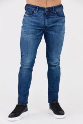 DIESEL Niebieskie męskie jeansy 1979 SLEENKER. Niebieskie jeansy męskie Diesel. W wyprzedaży za 379.99 zł.