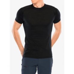 Koszulka merino męska Inov-8 Merino Short Sleeve T-Shirt. Czarne t-shirty męskie Inov-8, m, bez wzorów, bez kołnierzyka. Za 277.99 zł.