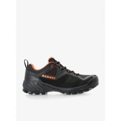 Buty trekkingowe męskie Mammut Sapuen Low GTX. Czarne buty trekkingowe męskie Mammut, z gumy, bez zapięcia. Za 891.00 zł.