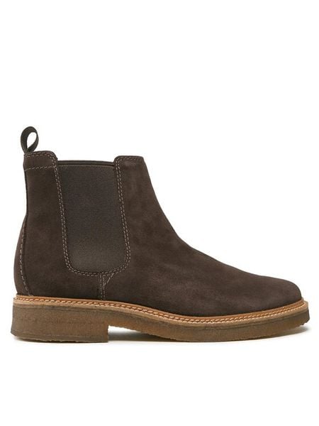 Clarks Sztyblety Clarkdale Easy 261735367 Brązowy. Brązowe sztyblety męskie Clarks, ze skóry, bez zapięcia. Za 719.99 zł.