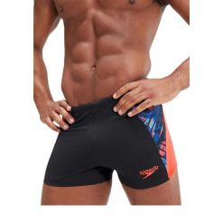 Bokserki kąpielowe męskie Speedo Eco END+ Splice Aquashort. Czarne kąpielówki męskie Speedo, m, bez wzorów, do pływania. Za 119.99 zł.