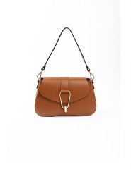 Lia Biassoni Skórzana torebka w kolorze jasnobrązowym - 27 x 18 x 8 cm rozmiar: onesize. Brązowe torebki klasyczne damskie Lia Biassoni, bez wzorów, z materiału, bez dodatków. Za 332.24 zł.