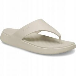 Japonki Dla Dorosłych Crocs Getaway Triangle Flip. Brązowe klapki damskie Crocs, z materiału. Za 199.99 zł.