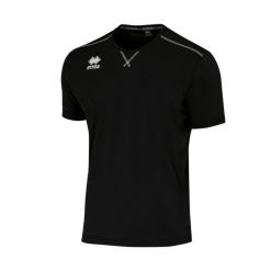Errea Everton T-Shirt Czarna Bluza Mc Dorosłych. Czarne bluzy bez kaptura męskie ERREA, bez wzorów, sportowe, bez kołnierzyka, bez ramiączek. Za 127.00 zł.