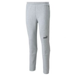 Spodnie męskie Puma Teamfinal Casuals Pants. Czarne spodnie materiałowe męskie Puma, bez wzorów, z bawełny, sportowe. Za 119.00 zł.