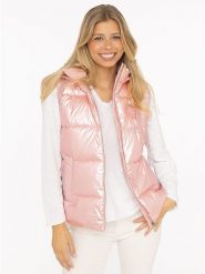 Zwillingsherz Kamizelka pikowana w kolorze jasnoróżowym rozmiar: M. Różowe kamizelki damskie Zwillingsherz, m. Za 173.99 zł.