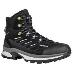 Buty trekkingowe męskie Lowa Randir Mid Gtx. Czarne buty trekkingowe męskie Lowa, z materiału, za kostkę, bez zapięcia. Za 1,267.00 zł.