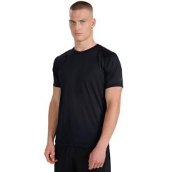 Koszulka męska 4F FNK M1499 głęboka czerń 4FWAW25TFTSM1499 20S. Czarne t-shirty sportowe męskie 4f, m, bez ramiączek, do biegania. Za 95.90 zł.