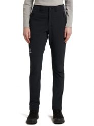 Haglöfs Spodnie softshellowe "Morän" w kolorze czarnym rozmiar: 44. Czarne spodnie dresowe damskie Haglöfs, bez wzorów, z materiału. Za 308.91 zł.