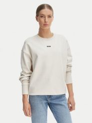 BOSS Bluza C_Eteia_5 50534821 Beżowy Oversize. Brązowe bluzy bez kaptura damskie Boss, l, z bawełny. Za 449.99 zł.