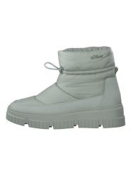 S.Oliver Botki zimowe w kolorze turkusowym rozmiar: 38. Niebieskie botki damskie S.Oliver, na zimę, z materiału, bez obcasa, bez zapięcia. Za 126.99 zł.