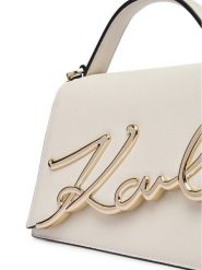 KARL LAGERFELD Torebka A1W30038 Biały. Białe listonoszki damskie Karl Lagerfeld, bez wzorów, ze skóry, bez dodatków. Za 1,299.00 zł.