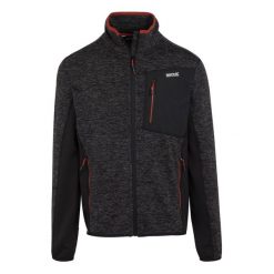 Męska Bluza Polarowa Baslinn Marl Z Pełnym Zamkiem Błyskawicznym. Czarne bluzy bez kaptura męskie Regatta, m, z polaru. Za 94.99 zł.