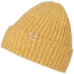 Czapka Helly Hansen Cozy. Brązowe czapki męskie Helly Hansen, z aplikacjami, z bawełny. Za 177.50 zł.