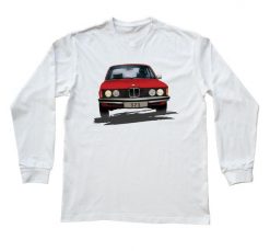 BMW 3 — bluzka z długim rękawem (Rozmiar: M (dorosła); Kolor koszulki: biały; Rodzaj nadruku: BMW 3). Białe bluzki damskie nikiniki, m, bez wzorów, z bawełny, bez kołnierzyka, bez ramiączek. Za 89.00 zł.