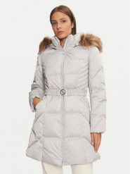 Guess Płaszcz zimowy New Olga W4BL40 WEX52 Szary Regular Fit. Szare płaszcze damskie Guess, na zimę, xxl, z aplikacjami, z syntetyku. Za 939.99 zł.