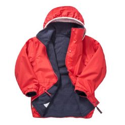 Dziecięca/niemowlęca Dwustronna Bluza Polarowa StormDri 4000. Brązowe bluzy i bluzki niemowlęce RESULT, na zimę, bez wzorów, z materiału, bez ramiączek, długie, z kapturem. Za 195.99 zł.
