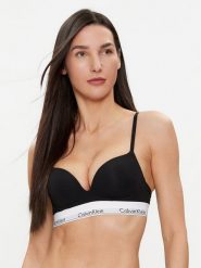 Calvin Klein Underwear Biustonosz push-up 000QF7623E Czarny. Czarne biustonosze Calvin Klein Underwear, bez wzorów, z bawełny. Za 159.99 zł.