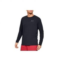 Koszulka sportowa męska Under Armour Sportstyle Left Chest LS. Czarne t-shirty sportowe męskie Under Armour, m, bez ramiączek, na fitness i siłownię. Za 208.00 zł.