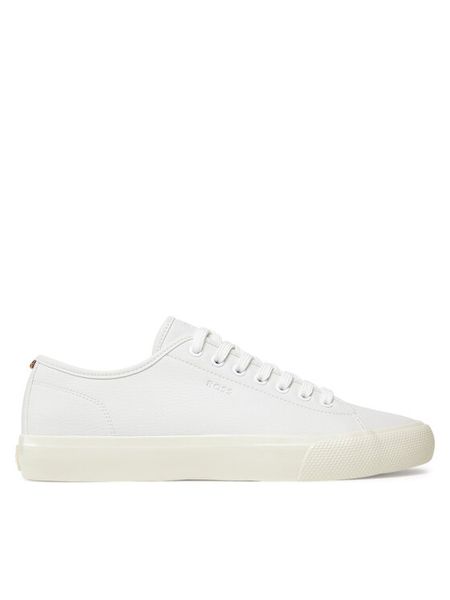 BOSS Tenisówki Aiden 50547549 Écru. Trampki i tenisówki męskie Boss, bez wzorów, ze skóry, bez zapięcia. Za 349.99 zł.