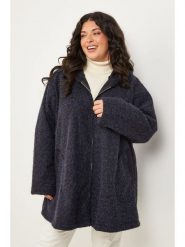 Curvy Lady Kurtka przejściowa w kolorze granatowym rozmiar: 44/46. Niebieskie kurtki damskie Curvy Lady, bez wzorów, bez kaptura. Za 208.83 zł.