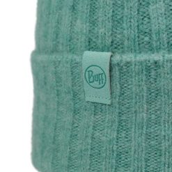 Czapka BUFF KNITTED BEANIE NILAH MINT. Zielone czapki męskie Buff, bez wzorów, z elastanu. Za 199.90 zł.
