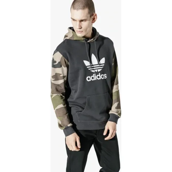 Adidas Bluza Camo Oth Hoody , czarny, rozmiar L. Czarne bluzy z kapturem męskie Adidas, l, z bawełny. W wyprzedaży za 199.99 zł.