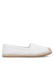 Jenny Fairy Espadryle WYL04103-1 Biały. Białe espadryle damskie Jenny Fairy, bez wzorów, z materiału, bez obcasa. Za 59.99 zł.