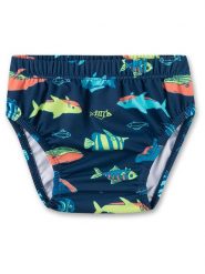 Sanetta Kidswear Kąpielówki w kolorze granatowym rozmiar: 74. Niebieskie kąpielówki męskie Sanetta Kidswear, bez wzorów, z materiału. Za 48.28 zł.