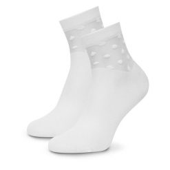 Skarpety długie Nine West. Białe skarpetki damskie Nine West, bez wzorów. Za 29.99 zł.