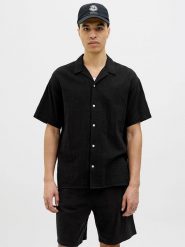 Jack & Jones Koszula "Easter" w kolorze czarnym rozmiar: XL. Czarne koszule męskie Jack & Jones, xl, bez wzorów, z bawełny, bez kołnierzyka, bez ramiączek. Za 61.60 zł.