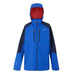 Męska Wodoodporna Kurtka Calderdale VI. Niebieskie kurtki męskie Regatta, m, bez wzorów, sportowe, bez kaptura. Za 135.99 zł.