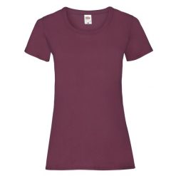 Koszulka Damska Valueweight. Brązowe bluzki damskie Fruit of the Loom, xs, bez wzorów, sportowe, bez kołnierzyka, bez ramiączek. Za 30.99 zł.