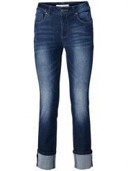 Heine Dżinsy - Slim fit - w kolorze granatowym rozmiar: 38. Niebieskie jeansy damskie Heine. Za 139.95 zł.