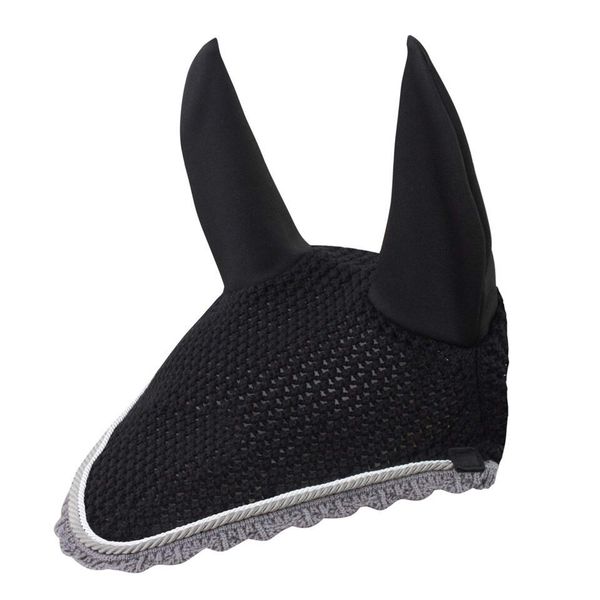 Czapka antymuchowa dla konia Schockemöehle Dynamite Fly Veil. Czarne czapki męskie SCHOCKEMÖHLE, bez wzorów, sportowe. Za 199.00 zł.