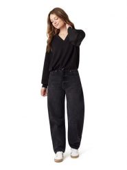 Scotch & Soda Bluzka w kolorze czarnym rozmiar: S. Czarne bluzki damskie Scotch & Soda, s, bez wzorów, bez kołnierzyka, bez ramiączek. Za 147.56 zł.