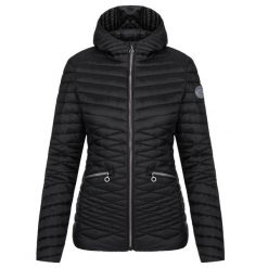 Damska kurtka Loap Illa w kolorze czarnym. Czarne kurtki damskie ZSPORT, na zimę, bez wzorów, bez kaptura. Za 276.99 zł.