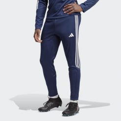 Tiro 23 Club Training Pants. Białe spodnie dresowe męskie Adidas, bez wzorów, z dresówki. Za 144.99 zł.