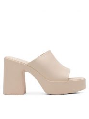 DeeZee Klapki H85819-1 Beżowy. Brązowe klapki damskie DeeZee, bez wzorów, z syntetyku, bez obcasa. Za 149.99 zł.