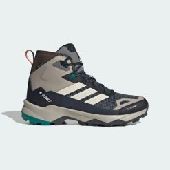 Buty trekkingowe Terrex Skychaser AX5 Mid GORE-TEX CLIMAWARM+. Białe buty trekkingowe męskie Adidas, z gore-texu, bez zapięcia, trekkingowe, adidas terrex, climawarm (adidas). Za 699.00 zł.