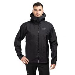 Kurtka trekkingowa męska Arc'teryx Beta SL. Niebieskie kurtki męskie Arc'teryx, m, bez wzorów, sportowe, bez kaptura. Za 2,039.99 zł.