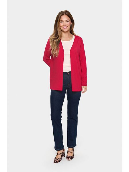 SAINT TROPEZ Kardigan w kolorze różowym rozmiar: XL. Różowe kardigany damskie Saint Tropez, xl, bez wzorów. Za 104.99 zł.