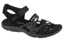 Sandały damskie, Reggae Slim - Meadow Grazer. Czarne obuwie trekkingowe damskie Skechers. Za 239.99 zł.