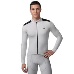Męska termoaktywna koszulka rowerowa Kolarstwo Siroko SRX M4 Poggio. Szare bielizna termoaktywna męska SIROKO, m, bez wzorów, z elastanu. Za 308.00 zł.