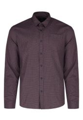 Koszula z wzorem K-MAFITO. Fioletowe koszule męskie Volcano, l, bez wzorów, z bawełny, bez kołnierzyka, bez ramiączek. Za 149.99 zł.