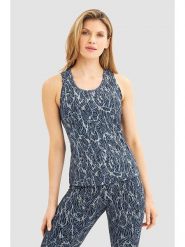 Rösch Top sportowy w kolorze granatowym rozmiar: L. Niebieskie topy damskie RÖSCH, l, bez wzorów, z materiału, bez kołnierzyka. Za 100.28 zł.