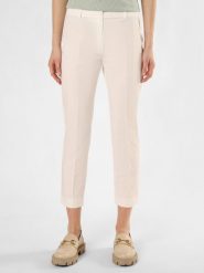 Weekend Max Mara Spodnie - Cecco Kobiety Bawełna biały, 40. Białe spodnie materiałowe damskie Weekend Max Mara, bez wzorów, z bawełny, eleganckie. Za 429.95 zł.