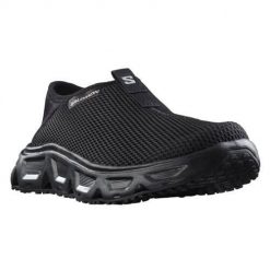 Buty do chodzenia męskie Salomon Reelax Moc. Czarne buty trekkingowe męskie Salomon, z gumy, bez zapięcia, trekkingowe. Za 386.00 zł.