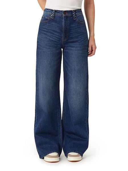 Scotch & Soda Dżinsy - Comfort fit - w kolorze granatowym rozmiar: W30. Niebieskie jeansy damskie Scotch & Soda, z podwyższonym stanem. Za 237.17 zł.